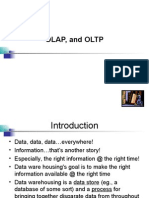 Data Warehousing, OLAP, and Data Mining