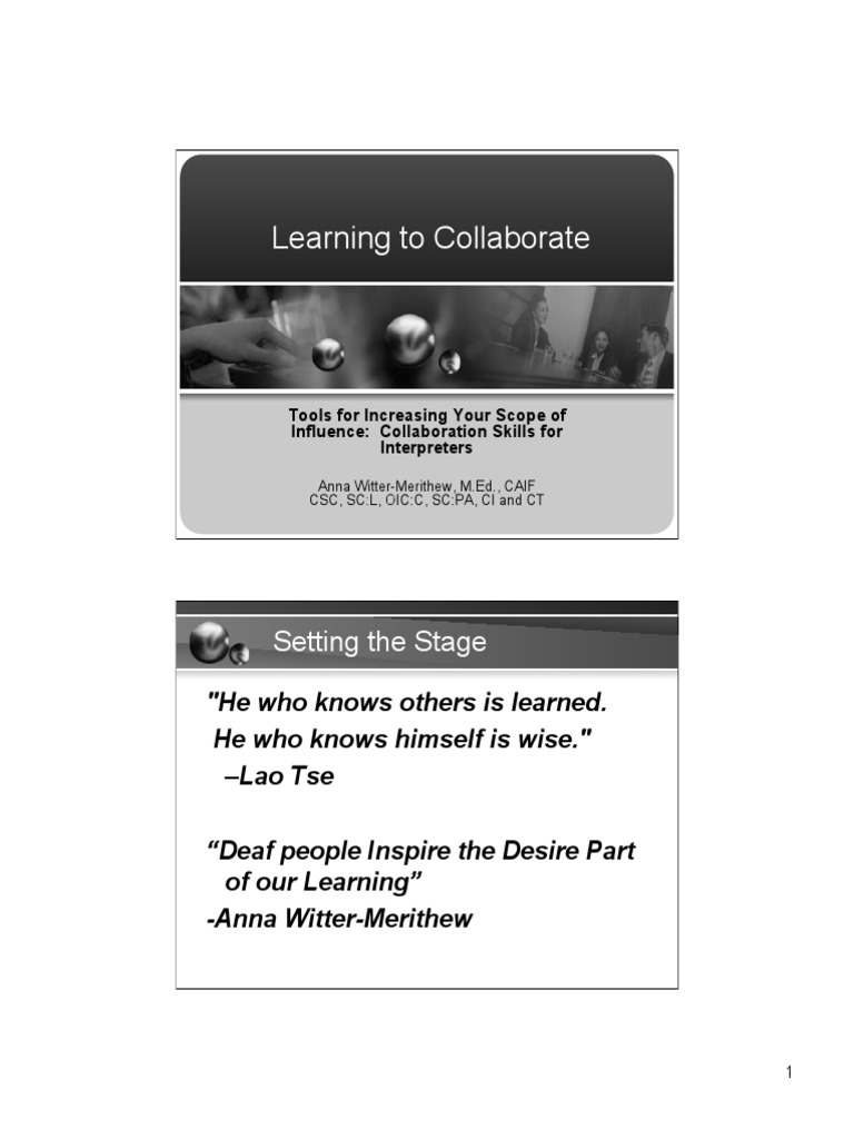 Increasing Your Scope of Influence PDF