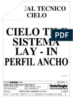 Cielo Falso (HD-CIE - TILE - LAY-IN - IT-PERFIL ANCHO)