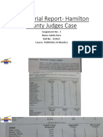 Managerial Report - Hamilton County Judges Case