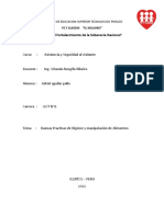 Manipulacion de Alimentos