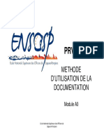 Methode D'Utilisation de La Documentation: Module A0