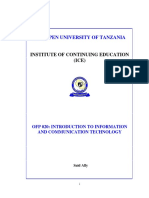 Ofp 020 - Ict Course