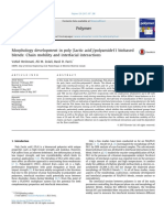 Morphology Development in Poly (Lactic Acid) /polyamide11 Biobased Blends Chain Mobility and Interfacial Interactions