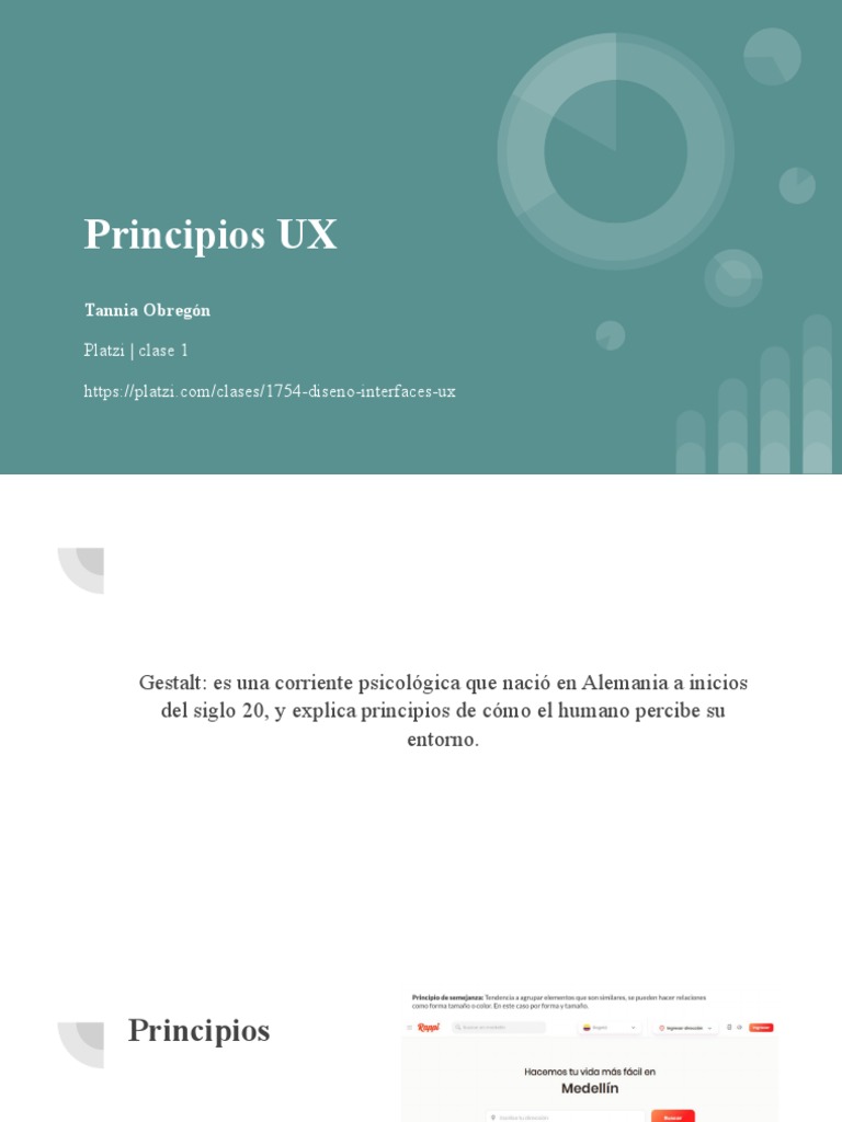 Principios UX | PDF | Diseño | Usuario (informática)