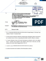 Dissemination of Memo Oucos-Ps-2022-012 Re Daily Updating of Learners Vaccination Status