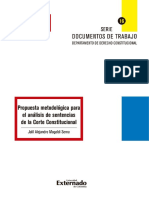 Análisis de Sentencias de La Corte Constitucional