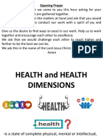 1.Health and Health Dimensions