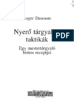 Roger Dawson-Nyerő tárgyalási taktikák