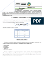 Aula 19 - 8º MAT - Representação de Números Racionais