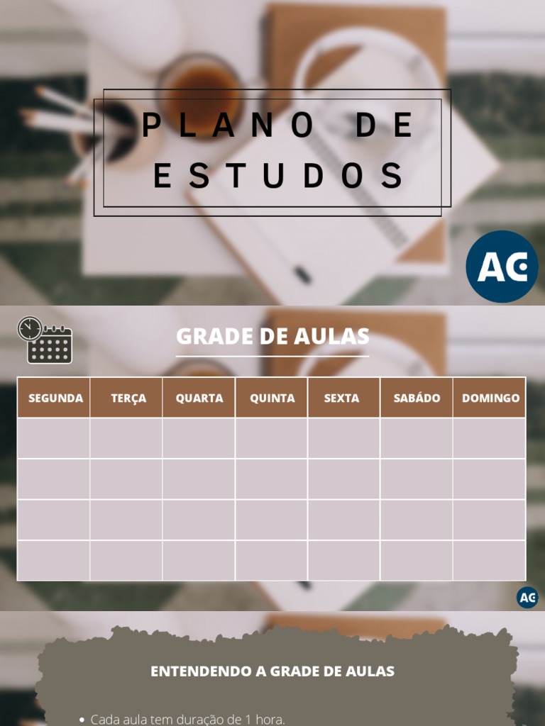 Plano de Estudos - Como Montar | PDF | Dormir | Tempo