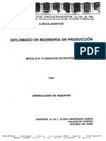 Diplomado en Ingeniería de Producción Mod LLL - Planeación Estratégica