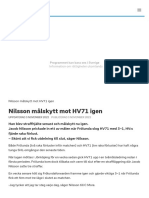Nilsson Målskytt Mot HV71 Igen - SVT Sport