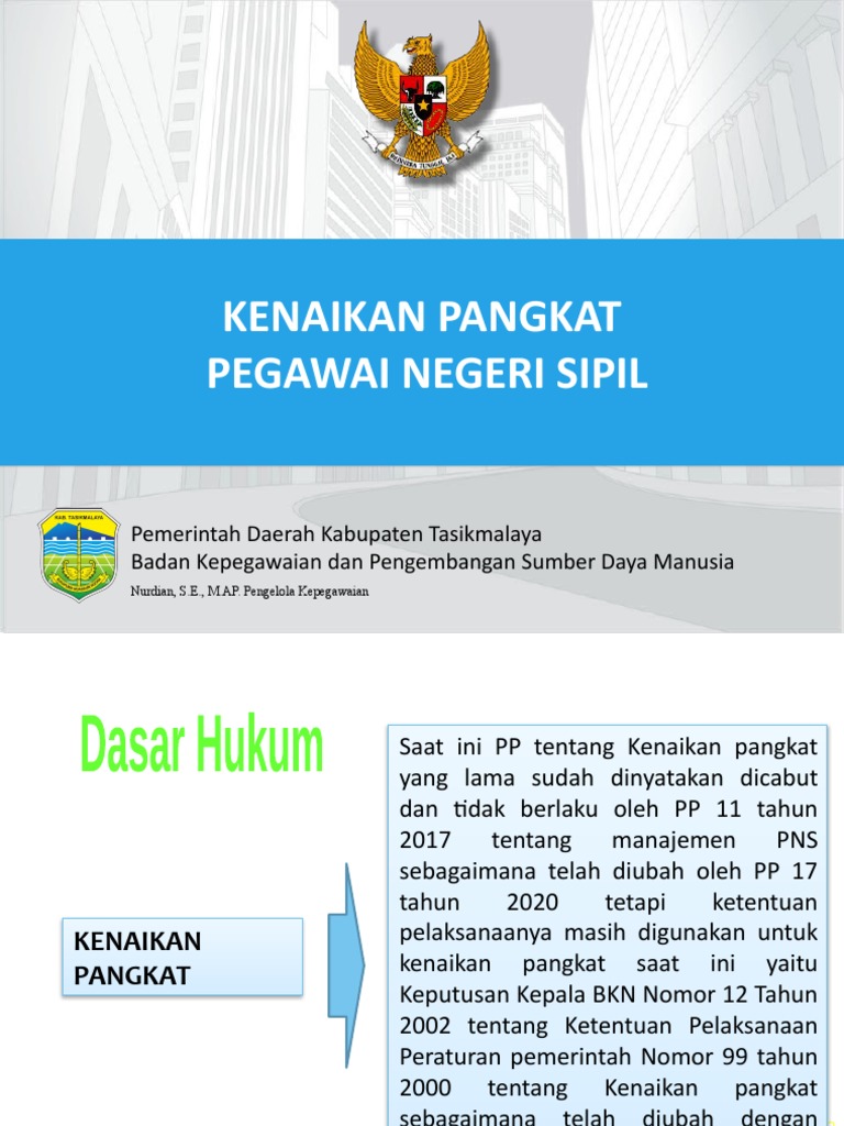 Presentasi Zoom Meeting Kenaikan Pangkat - Fix | PDF