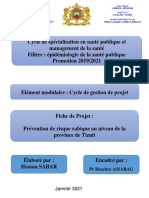 Fiche de Projet Prévention Anti