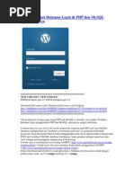 Download CaraMembuatHalamanLoginDiPHPDanMySQLDenganSessionbymikongtSN60841160 doc pdf