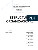 Trabajo Estructura de Las Organizaciones
