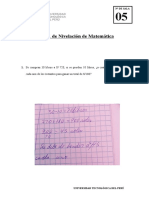 Taller 01 Matematica