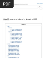 List of Dramas Aired in Korea by Network in 2015 - DramaWiki