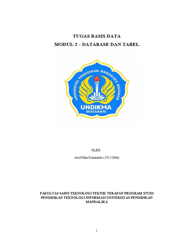 Panduan Dasar Database dan Tabel SQL | PDF