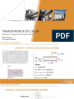 Ejercicio Convección Forzada Interna