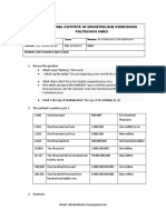 National Institute of Education and Overcoming Politecnico Indes English Comprehension Class