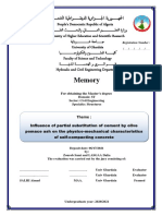 Influence of Partial Substitution of Cement by Olive Pomace Ash On The Physico Mechanical Characteristics of Self Compacting Concrete