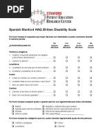 Haq Ser Spanish Questionnaire | PDF