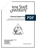 Chemical Hygiene Plan