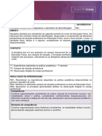 Plano de Ensino Atividades Integradoras - Lab de Aprendizagem 2º Perído