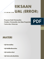 Uji Asumsi Error