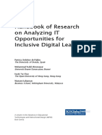 Handbook of Research On Analyzing IT Opportunities For Inclusive Digital Learning
