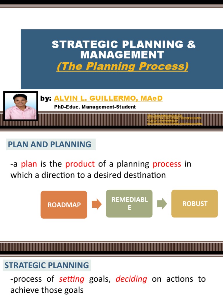 Strategic Planning and Management | PDF | Strategic Planning | Economies