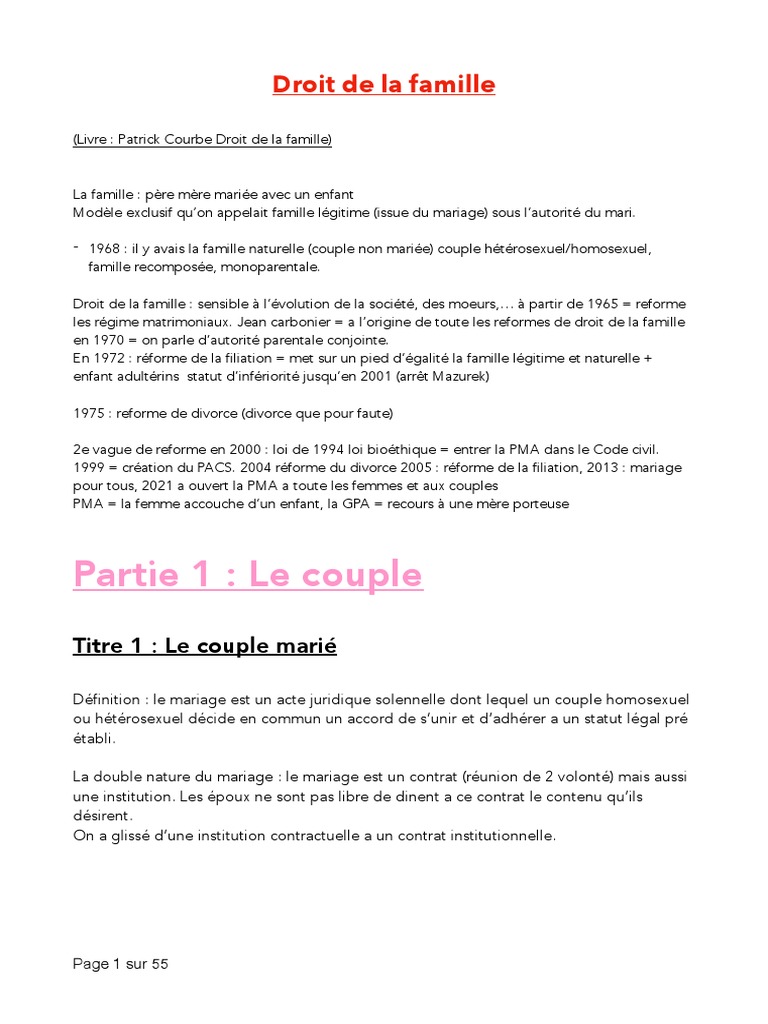 Séparation De Corps Avant Divorce Islam Droit de La Famille | PDF | Mariage | Divorce