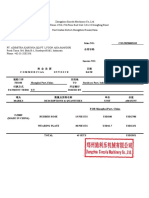 Commercial Invoice - SINCOLA