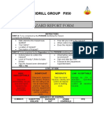 F050 Hazard Report Form Id 350 D