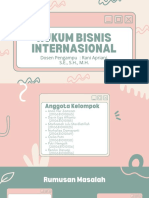 Hukum Bisnis Internasional