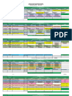 Horario de clases Ingeniería Industrial