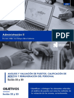 Sesión 22 - 23 - Analisis y Evaluación de Puestos