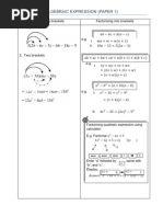 Algebraic Expression