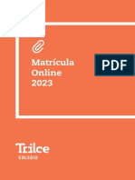 Manual de Matrícula Online 2023
