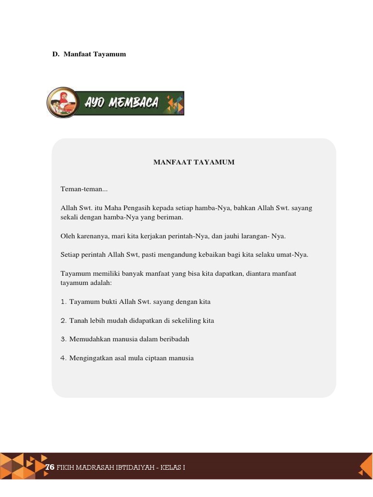 Fikih - Mi - Kelas | PDF