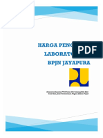 HARGA PENGUJIAN LAB 2022