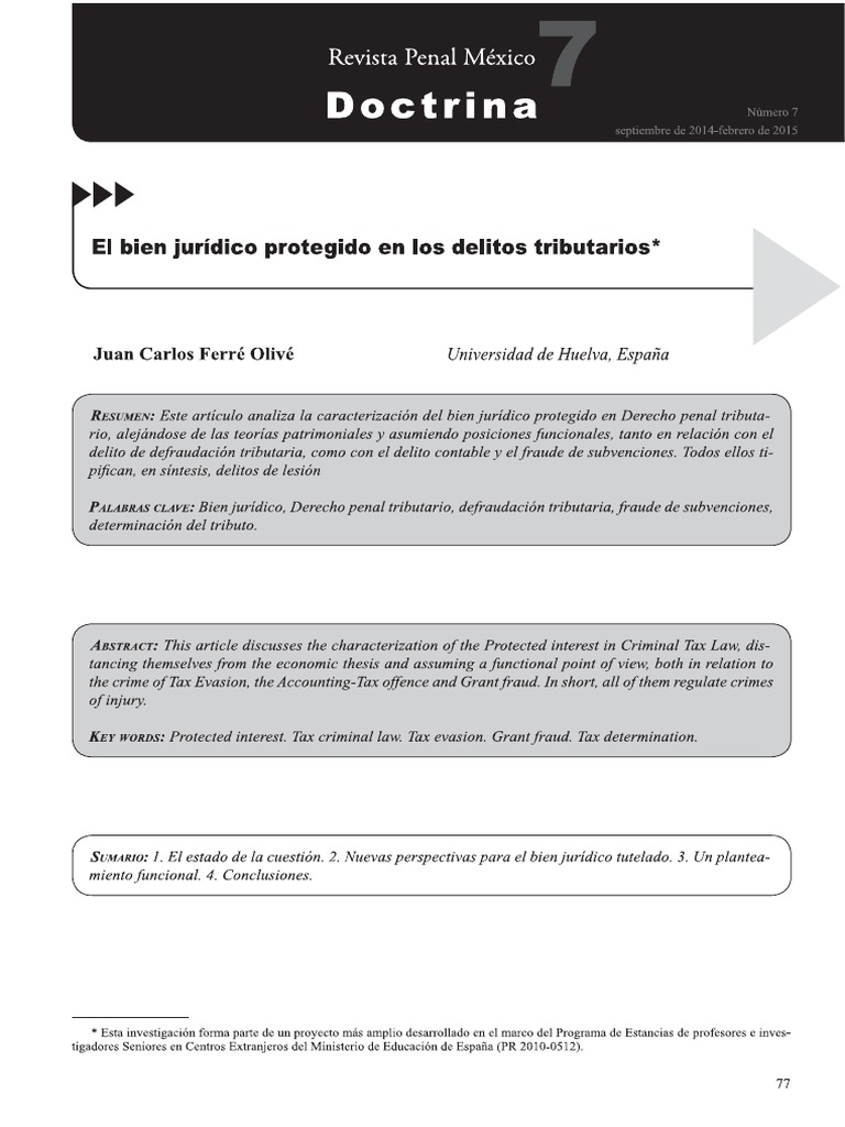 El Bien Jurídico PDF