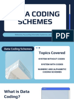 Data Coding Schemes