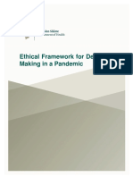 DOH Ethical Framework For Decision Making in A Pandemic