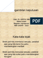 Materi PK, DR Arifin Nop 2022