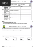 Self Assessment Tool