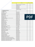 Daftar Barang Sekolah 2015