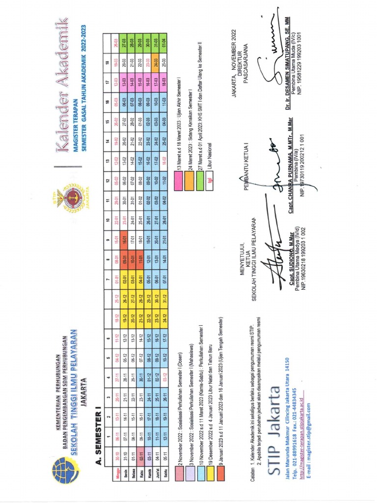 Kalender Akademik | PDF